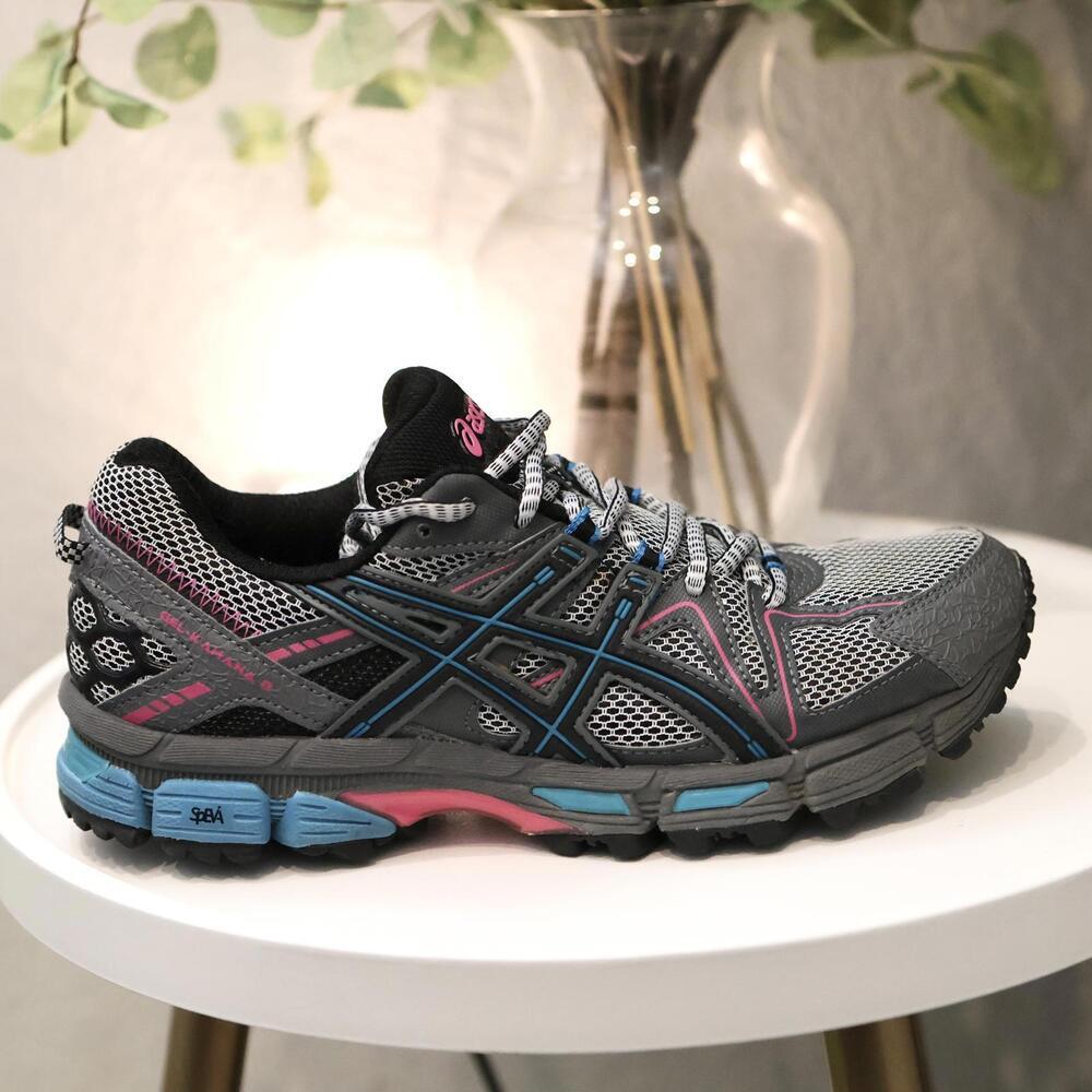 Asics Gel-Kahana 8 Trail Sneaker Grey Multi Womens 7.5 Very Good